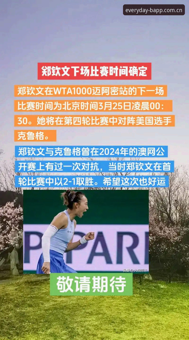 郑钦文外卡逆袭背后：从世界第153到重回正轨的赛事生存指南